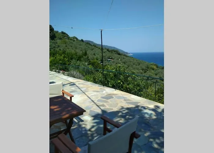 Villa Balcony To The Aegean Sea - Pelion, Lampinou 37012 Pilion