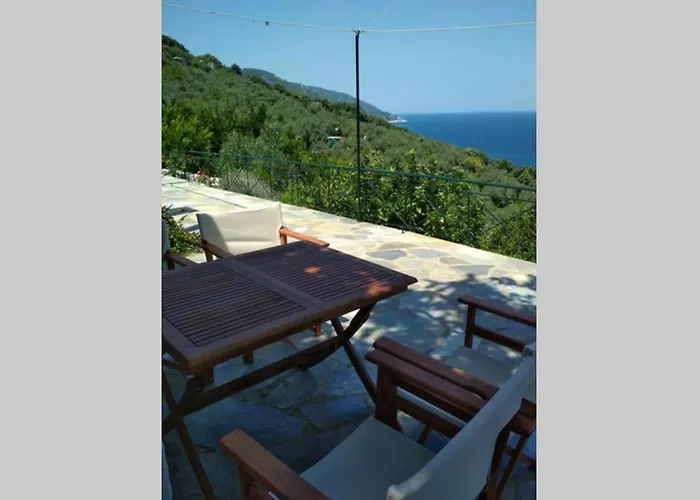 Villa Balcony To The Aegean Sea - Pelion, Lampinou 37012 Pilion